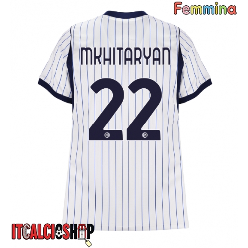 Inter Milan Henrikh Mkhitaryan #22 Seconda Maglia Femmina 2026-27 Manica Corta